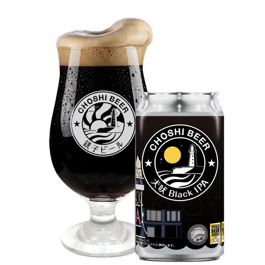 国際大会で金賞受賞　犬吠Black IPA 缶350ml　6本セット